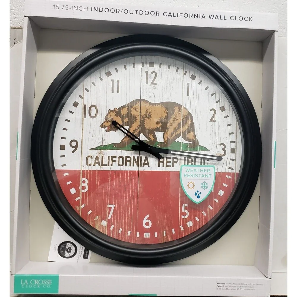 X-Large Plastic Outdoor Wall Clock, app.16